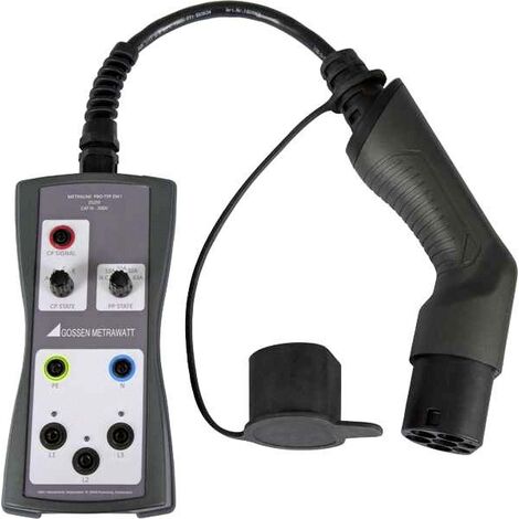 Adaptateur de test monophasé et triphasé pour tester les points de charge E METRALINE PRO TYPE EM II Gossen Metrawatt Z