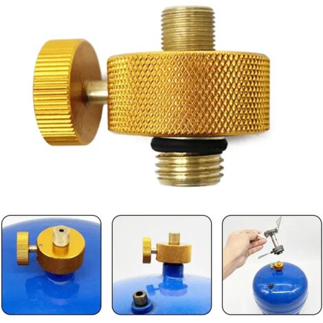 Adaptateur de tête de réchaud de camping 1 pièce, convertisseur d'air pour bouteille de gaz liquéfié (GPL) au Moyen-Orient, réchauds de cuisine portables au Moyen-Orient