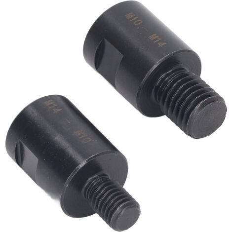 Adaptateur de Tige M10-M14 pour Meuleuse d'Angle et Perceuse, 2 Pièces