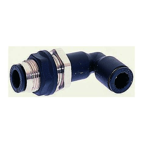 Adaptateur de traversée de cloison Legris LF3000 vers Enfichable, 12 mm Enfichable, 12 mm ( Prix pour Paquet de 2 )