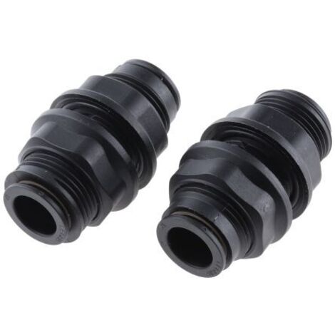 Adaptateur de traversée de cloison Legris LF3000 vers Enfichable, 12 mm Enfichable, 12 mm ( Prix pour Paquet de 2 )