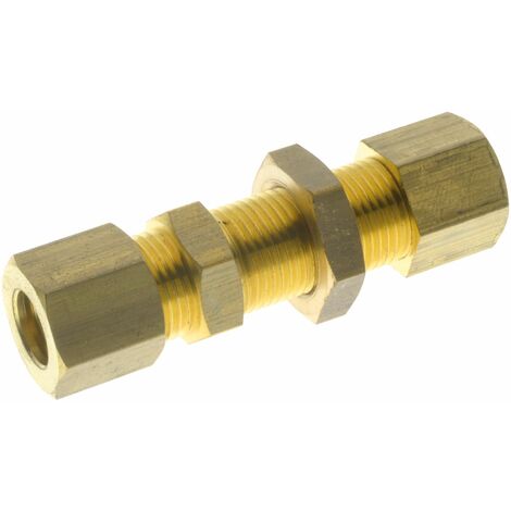 Adaptateur de traversée de cloison RS PRO 13465 vers Enfichable 4 mm Enfichable 4 mm 4 mm Push-in, entrée ( Prix pour Paquet de 10 )