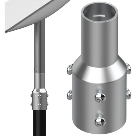 Adaptateur de tube Starlink, conçu pour les antennes paraboliques Starlink de 2e génération, réducteur de tube adaptateur de 2,0 pouces, adapté aux mâts de télévision et aux mâts satellites