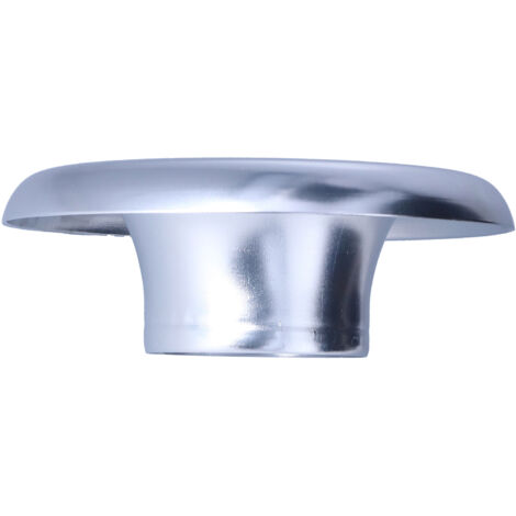 Adaptateur de Turbo à Air Froid 4in, Embout de Corne de Vitesse CNC en Aluminium pour Accessoires Auto, Argent