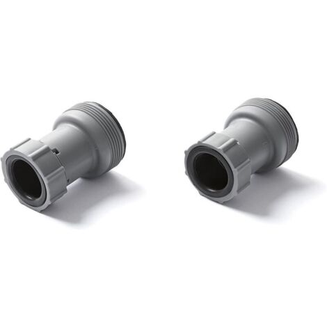 Adaptateur de tuyau Bestway 58236, diamètres de tuyau 1,5 pouces et 1,25 pouces pour vannes de piscine.