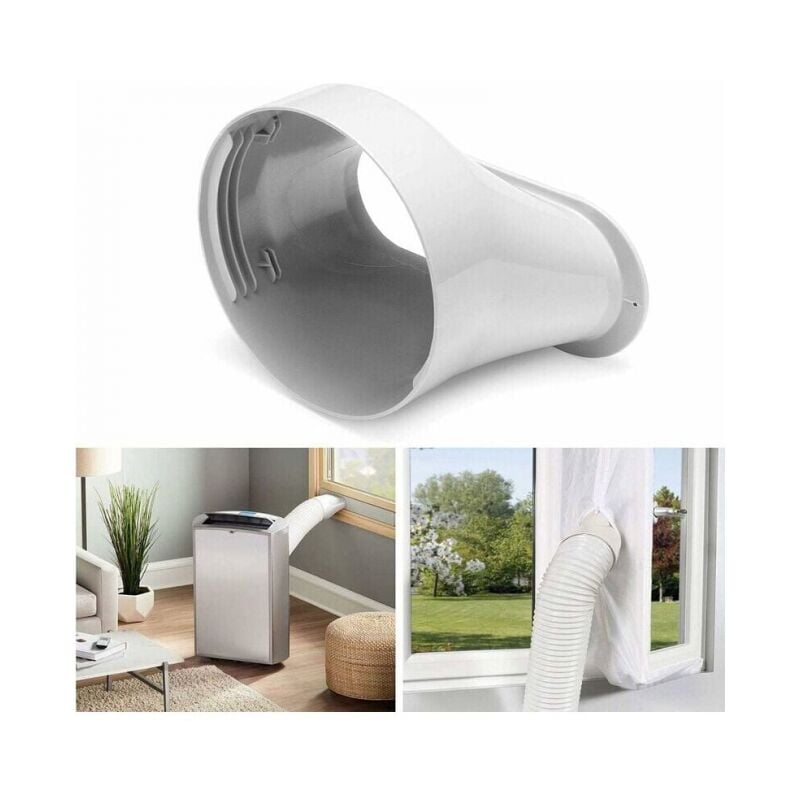 Adaptateur de tuyau de fenêtre de climatiseur, interface à bouche plate 15 cm, T-Audace, adaptateur de fenêtre, connecteur de tube, kit de glissière