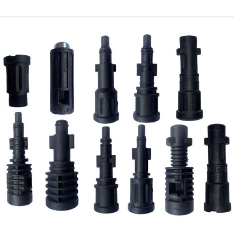 Adaptateur de tuyau de nettoyage pour nettoyeurs haute pression Kärcher/Lavor/Interpump/Bosch(Lot de 11)
