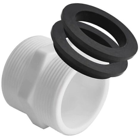Adaptateur de tuyau de piscine 1,5 pouce pour tuyau de pompe de piscine avec joints toriques - Pièces détachées pour adaptateur de tuyau de piscine