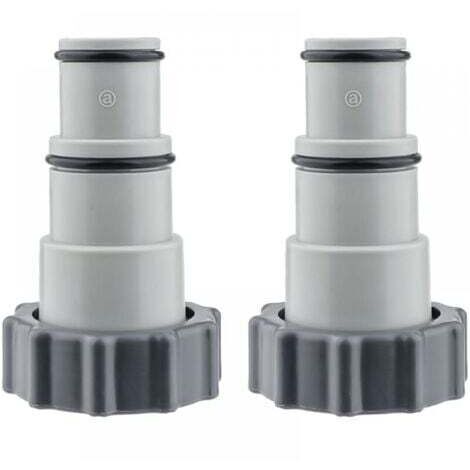 Adaptateur de tuyau de piscine, connecteur de piscine 2 pièces, adaptateur de filetage mâle pour pompes de vidange de piscine - Série A