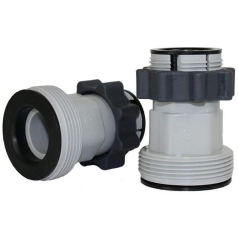 Adaptateur de tuyau de piscine Intex B GAME 4572 1,5" se connecte à une vanne de piscine de diamètre 1,25" (monobloc)