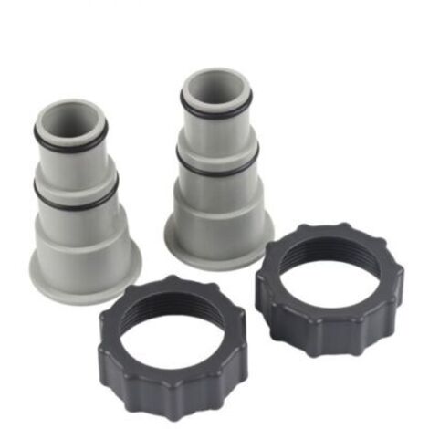 Adaptateur de tuyau de rechange de type A pour pompe Intex Fit ARU à raccord fileté, lot de 2 pièces
