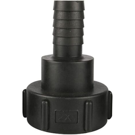 Adaptateur de Tuyau de Réservoir IBC 60 mm Filetage grossier Import à 25 mm Pour Tuyau d'arrosage - Adaptateur de valve Raccord de Tuyau Outils
