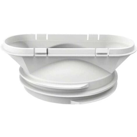 Adaptateur de Tuyau D'Échappement de Climatiseur Connecteur de Fenêtre pour Climatiseur Portable Compatible avec Tuyaux de 5,9 pouces/5 pouces ABS Connecteur de Port d'Échappement de Climatiseur
