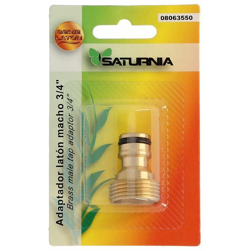 Saturnia - Adaptateur de tuyau en laiton 3/4 mâle