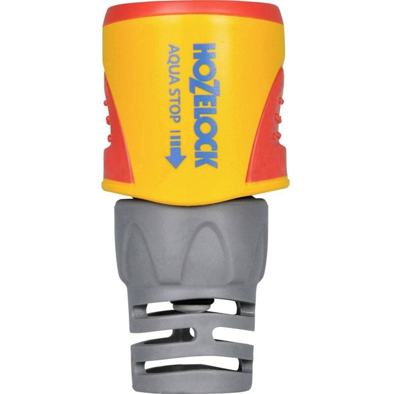 2055 6000 AquaStop plus plastique Adaptateur de tuyau raccord enfichable, ø 12 à 15 mm (1/2) avec système aqua - Hozelock