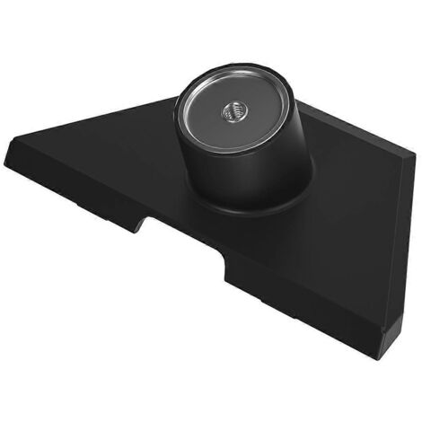 Adaptateur de tuyau pour support de poteau pour mini plaque de montage sur toit, noir