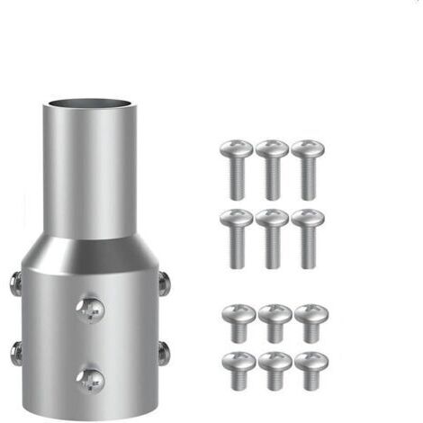 Adaptateur de tuyau réducteur de mât adaptateur de tuyau support de poteau kit de montage en alliage d'aluminium pour Starlink pour Gen2 pour mât TV et mât satellite