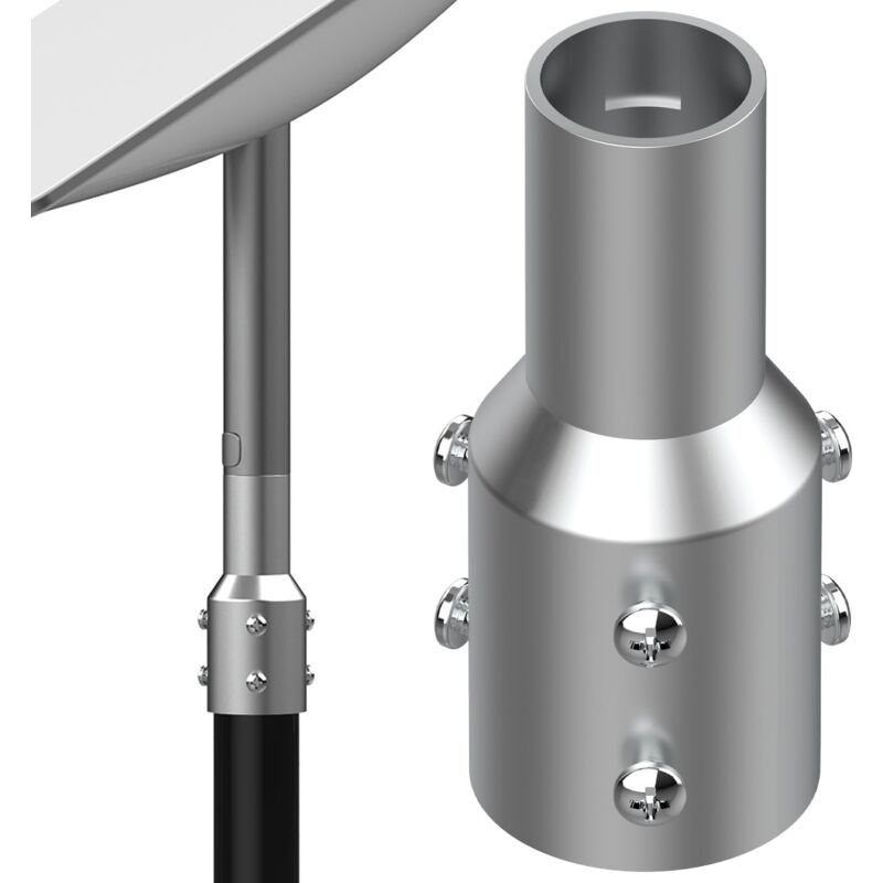 Adaptateur de tuyau Starlink, conçu pour la parabole Starlink de deuxième génération, joint de réducteur de mât adaptateur de tuyau de 2,0 pouces,