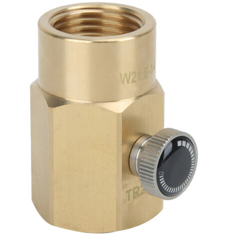 Adaptateur de Valve G1-2 à W21.8-14 en Laiton pour SodaStream, Raccord pour Machine à Eau Pétillante