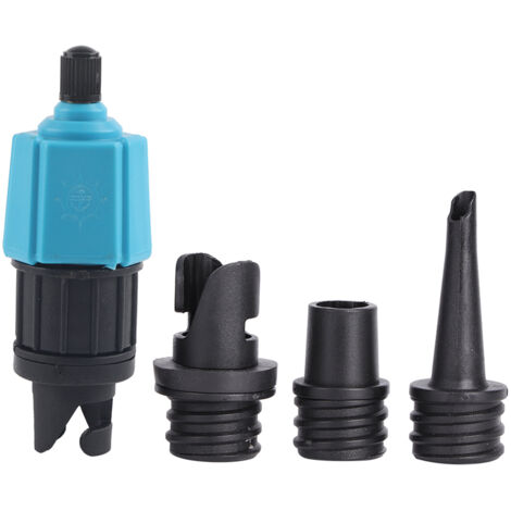 Adaptateur de Valve Gonflable SUP avec 3 Robinets à Air pour Paddle Board, Canoë et Bateau Assaut