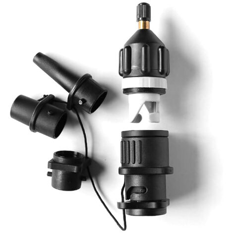 Adaptateur de Valve Schrader pour Pompe à Paddle Board, Kit d'Inflation et Raccord pour Tuyau