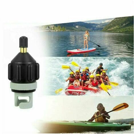 Adaptateur de valve Sup, adaptateur de valve de pompe de canoë-kayak Stand Up Paddling Board Accessoires gonflables Accessoires d'adaptateur de compresseur d'air