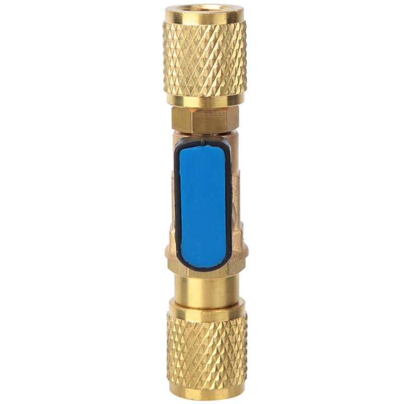 Rapanda - Adaptateur de vanne à boisseau sphérique de réfrigération en laiton Connecteur de vanne à boisseau sphérique de réfrigérant G1/4''