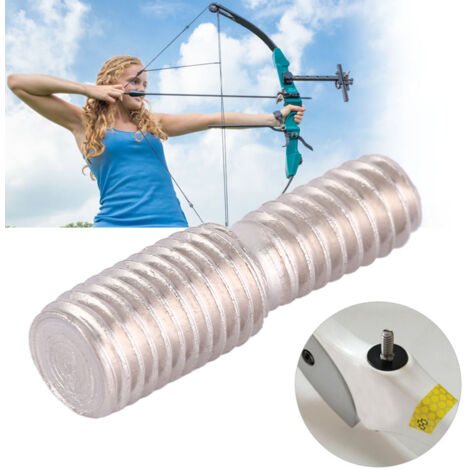 Adaptateur de Vis pour Barre de Stabilisation, Poignée d'Équilibre et Contrepoids pour Arc à Flèches