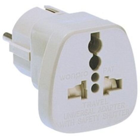 Adaptateur de voyage Bachmann 16 A 250 V universel