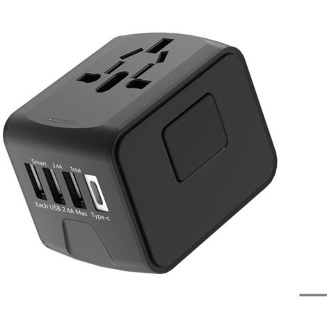 Adaptateur de voyage dans le monde entier, prise de voyage universelle, adaptateur de prise international, adaptateur universel