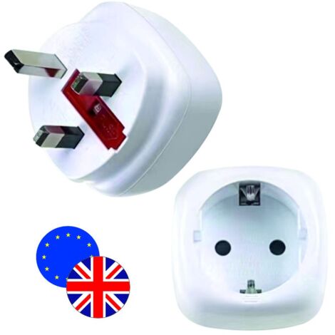 Adaptateur de voyage Europe vers Angleterre - garantie 2 ans