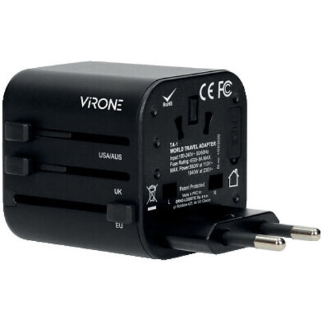 Adaptateur de voyage universel 150 pays - SYNBIOZ