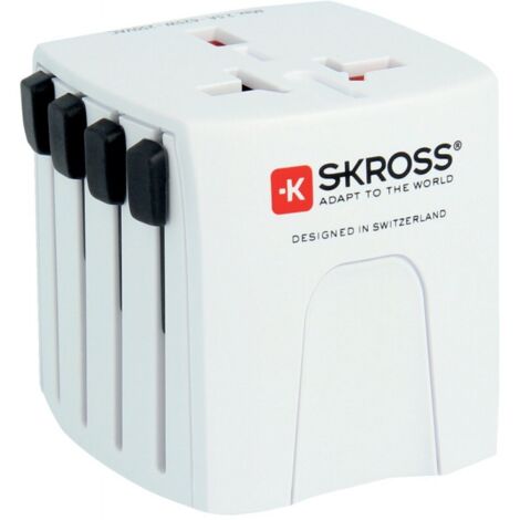 Adaptateur de voyage Universel Blanc MUV Micro SKROSS
