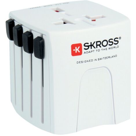 Adaptateur de voyage Universel Blanc MUV Micro SKROSS