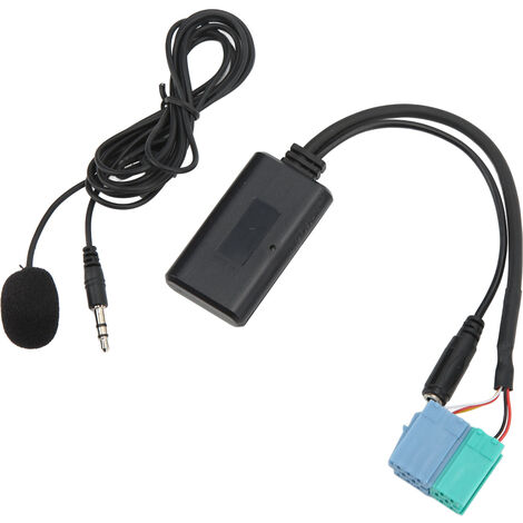 Adaptateur d'entrée audio sans fil pour voiture Bluetooth 5.0 avec microphone de remplacement pour Becker