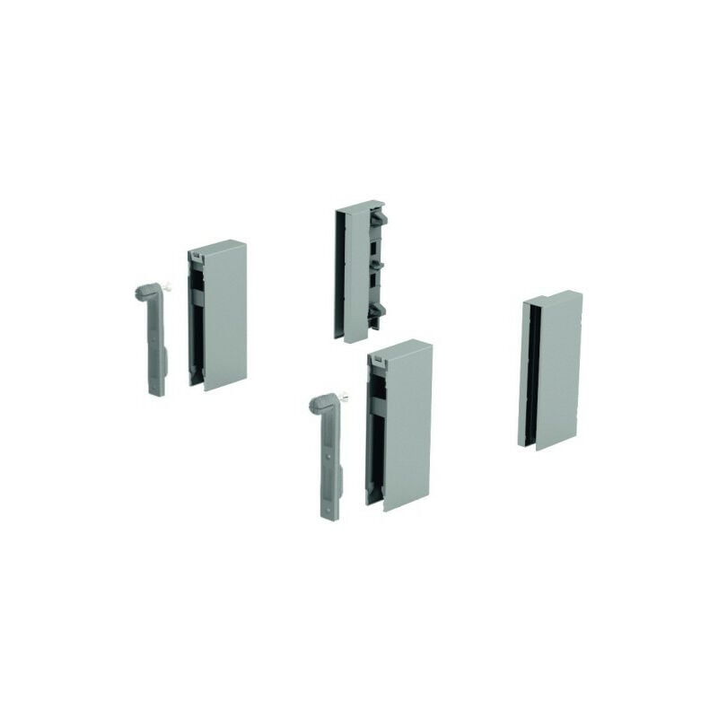 Hettich - Adaptateur DesignSide 92 mm pour tiroirs à casseroles Gris 218 Gris 218