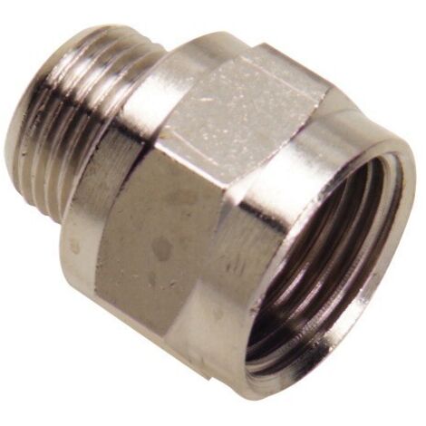 Adaptateur d'extension 1/4 femelle - 1/4 mâle (Blister 2 pièces)