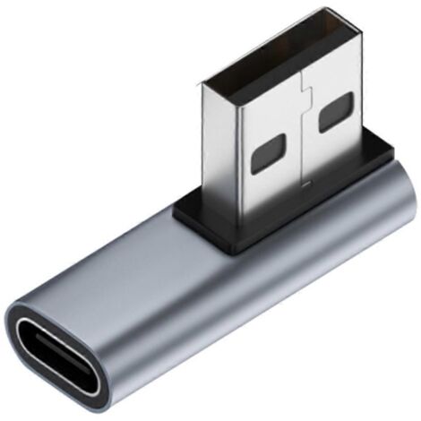 Adaptateur d'extension coudé à 90 degrés USB 3.0 mâle vers Type C femelle USB CB-