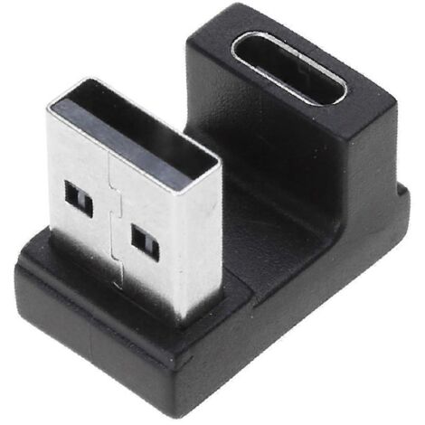 Adaptateur d'extension coudé à 90 degrés USB 3.0 mâle vers Type C femelle USB CH-