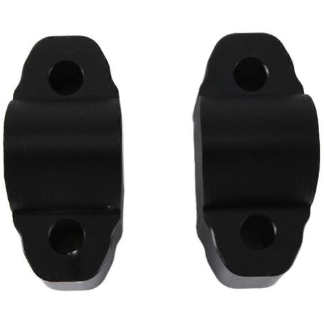 Adaptateur d'extension de rehausseur de guidon de moto pour MT07 2021-2023 Noir--