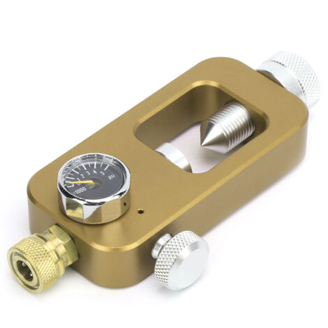 Adaptateur DIDEEP pour Manomètre de Plongée, Connexion 8MM Grand/Petit pour Bouteille 0.5L 1L Doré