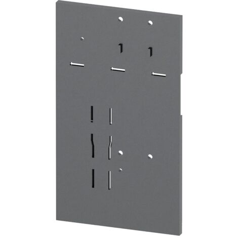 Adaptateur DIN Siemens pour interrupteurs à boîtier 3VA11 3/4 pôles 3VA91870SH20