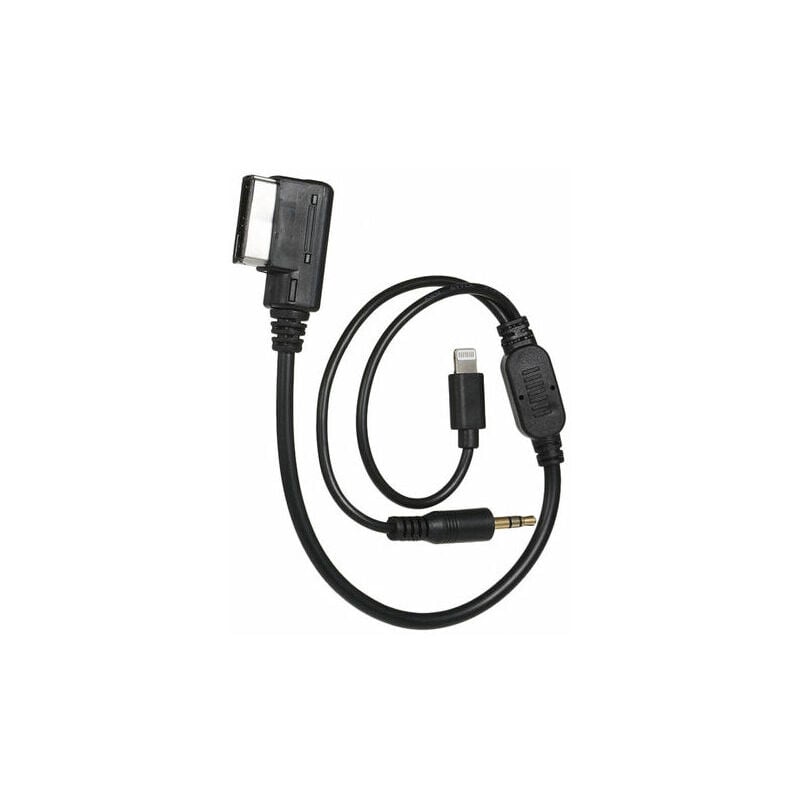 Adaptateur d'interface AUX 3.5mm avec ligne Fit pour Audi VW MDI AMI MMI iPad iPhone 5 6S