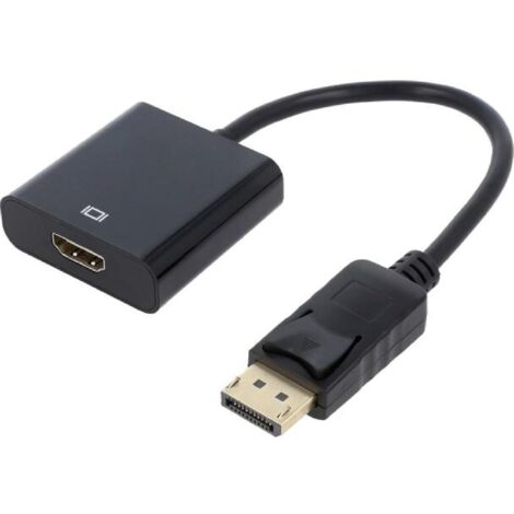 Adaptateur DisplayPort 1.1 DisplayPort prise male vers HDMI femelle 0.1m - Noir