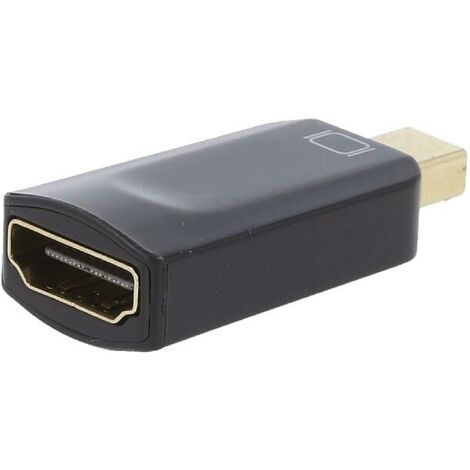 Adaptateur DisplayPort 1.2 HDMI 1.3 femelle mini DisplayPort prise male Full HD - noir