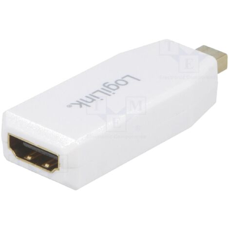 Adaptateur DisplayPort 1.2.DVI 1.0.HDCP 1.3 HDMI 1.4 - Blanc