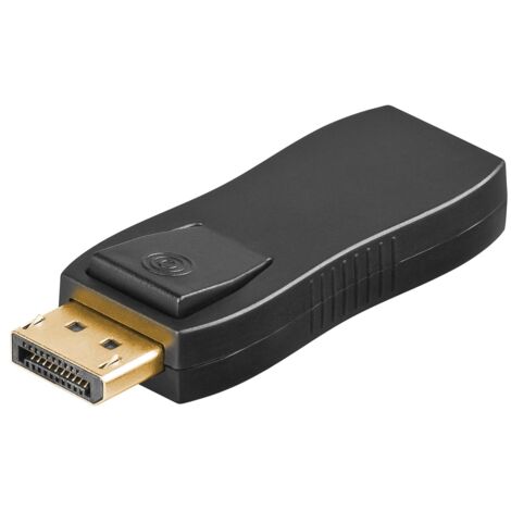 Adaptateur DisplayPort™/HDMI™ 1.1, Doré, Connecteur DisplayPort™ Prise femelle standard HDMI™ (type A). Version couleur noir