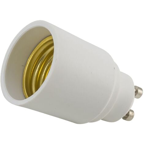 Pied de lampe,Gu10 À E26 e27 Adaptateur de Douille Ignifuge Vis E26 E27 À 2  Broches Gu10 LED Lampes Spot - E27 TO GU10 - Cdiscount Maison