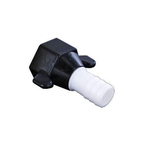 Adaptateur droit  Â½" femelle et Â½" cannelé (avec écrou)