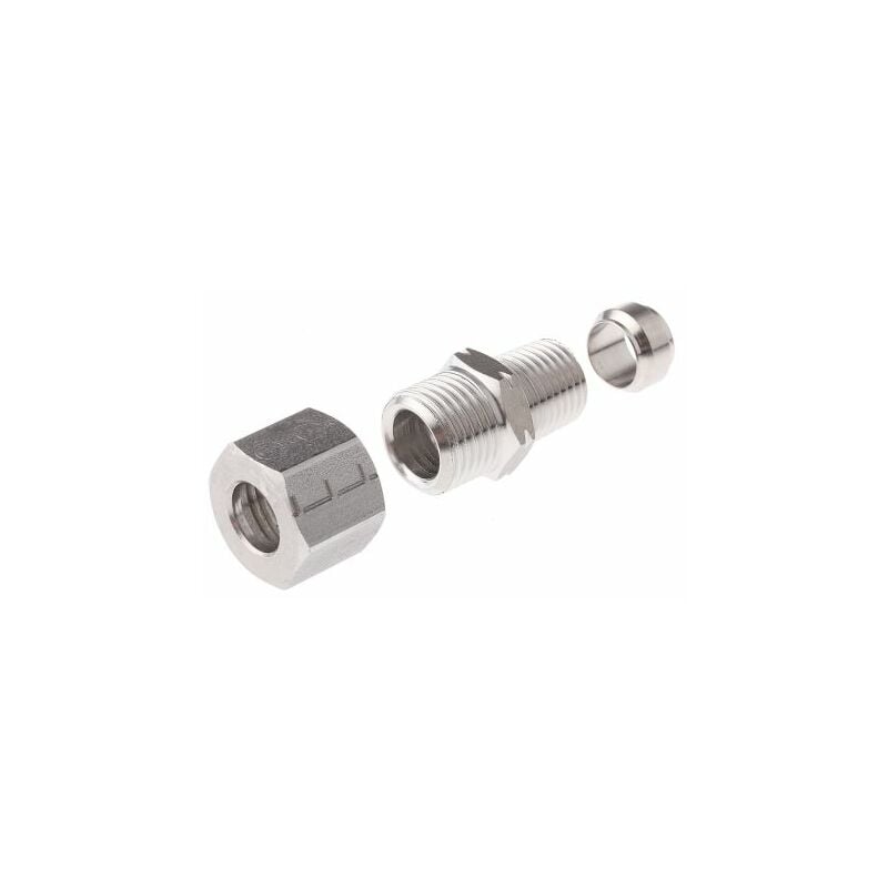 Legris - Adaptateur droit fileté LF3000 vers Enfichable 10 mm npt 1/4 Mâle ( Prix pour 1 )